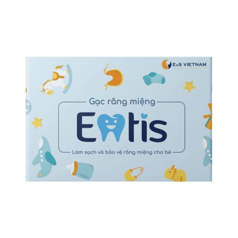 Gạc Răng Miệng Emtis E&S Pharma - Vệ Sinh Nướu, Lưỡi Cho Trẻ Sơ Sinh, Trẻ Đang Mọc Răng, Ngăn Ngừa Tưa Lưỡi, Nấm Miệng