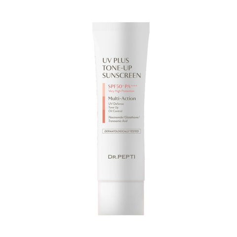 Kem Chống Nắng Nâng Tone Dr.Pepti UV Plus SPF 50+ PA++++ - Bảo Vệ Da, Lớp Nền Sáng Mịn Tự Nhiên, Thích Hợp Cho Mọi Loại Da
