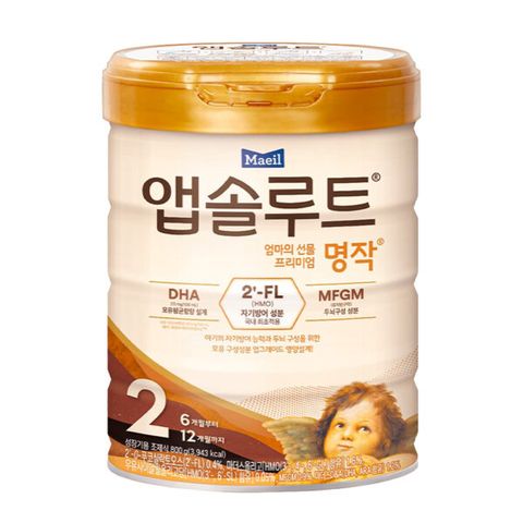 Sữa bột Maeil Absolute số 2 Hàn Quốc 800g cho trẻ 6-12 tháng - Dinh dưỡng tối ưu, tăng cường miễn dịch và phát triển toàn diện