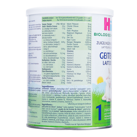 Sữa dê HiPP Organic 1 cho bé 0-6 tháng tuổi 400g - Sữa công thức hữu cơ từ sữa dê, dễ tiêu hóa, hỗ trợ phát triển toàn diện cho trẻ.