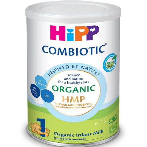 Sữa HiPP 1 Organic Combiotic 350g cho trẻ 0-6 tháng - Hỗ trợ tiêu hóa và miễn dịch tự nhiên, chứng nhận hữu cơ châu Âu
