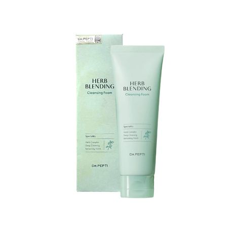 Sữa Rửa Mặt Bạc Hà Trà Xanh Dr.Pepti Herb Blending 110ml - Làm Sạch Nhẹ Nhàng, Ngăn Tiết Dầu, Phù Hợp Với Mọi Loại Da