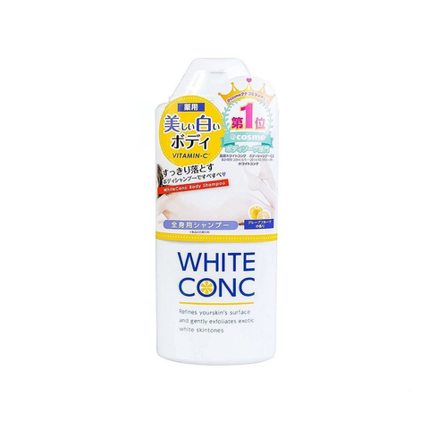 Sữa Tắm Trắng White Conc Nhật Bản 360ml - Chứa Vitamin C Giúp Làm Sáng Da, Làm Sạch Nhẹ Nhàng, Hương Thơm Dịu Nhẹ