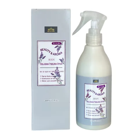 Tẩy Da Chết Toàn Thân Dạng Xịt Queenbe Beauty & Aroma - Giúp Làm Sạch Da, Mịn Màng và Thông Thoáng 300ml