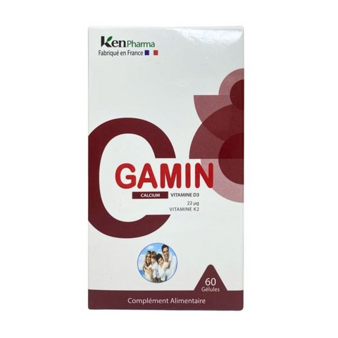 Viên uống bổ sung Canxi Gamin Kenpharma 60 viên - Hỗ trợ xương chắc khỏe và phát triển chiều cao cho trẻ em và người lớn