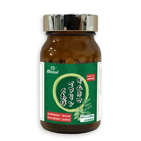 Viên Uống Hỗ Trợ Đường Huyết Mamori Gymnema Inulin Nhật Bản - 120 Viên Từ Thiên Nhiên Giúp Ổn Định Đường Huyết