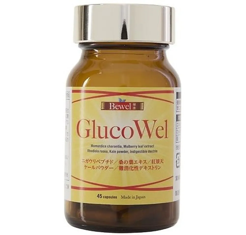 Viên Uống Hỗ Trợ Đường Huyết Waki Bewel Glucowel - Giảm Lượng Đường Trong Máu Từ Chiết Xuất Thiên Nhiên, 45 Viên Nhật Bản