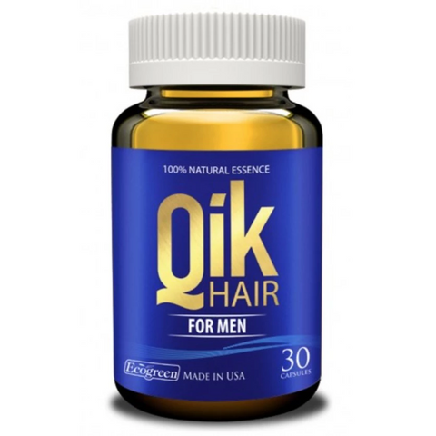 Viên uống Qik Hair For Men - Hỗ trợ giảm rụng tóc, hói đầu cho nam giới, chứa tinh chất thiên nhiên, tăng trưởng tóc chắc khỏe