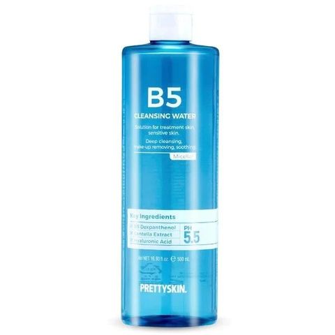 Nước Tẩy Trang B5 Pretty Skin 500ml Cho Da Nhạy Cảm - Cleansing Water Dịu Nhẹ Hỗ Trợ Phục Hồi Da Treatment