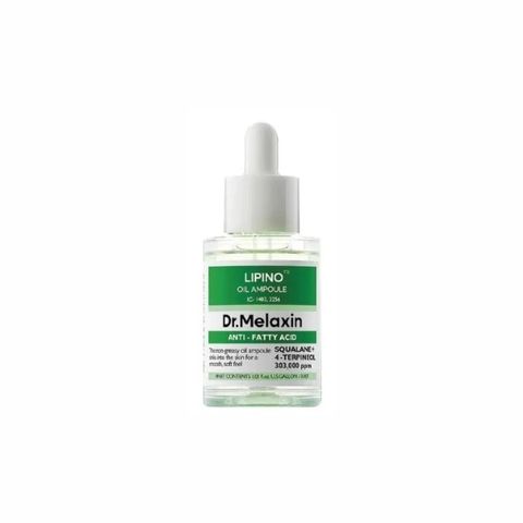 Serum Trị Mụn Dr.Melaxin Lipino Oil Ampoule - Kiểm Soát Bã Nhờn, Ngăn Ngừa Mụn, Dưỡng Da Khỏe Mạnh 30ml
