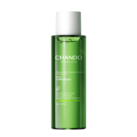 Toner Chando Himalaya cho da dầu - Giúp kiểm soát dầu thừa, ngừa mụn với Salicylic Acid, không cồn, không hương liệu, 150ml
