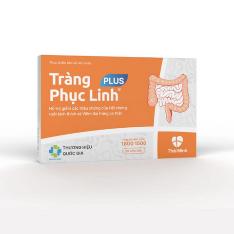 Viên Tràng Phục Linh Plus Thái Minh - Hỗ Trợ Tiêu Hóa Từ Thảo Mộc Tự Nhiên, Giảm Đau Bụng, Phục Hồi Niêm Mạc Đường Tiêu Hóa - Hộp 20 Viên