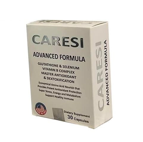 Viên Uống Caresi Advanced Formula Hỗ Trợ Dưỡng Trắng Da - Bổ Sung Glutathione, Vitamin, Làm Sáng Da, Giảm Đốm Nâu, Hộp 30 Viên