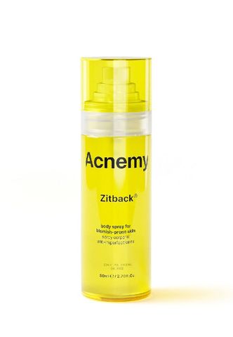 Xịt Hỗ Trợ Cải Thiện Mụn Acnemy Zitback 80ml - Sản Phẩm Chăm Sóc Da Tiện Lợi Giúp Giảm Mụn Lưng, Mụn Ngực, Được Sản Xuất Tại Tây Ban Nha