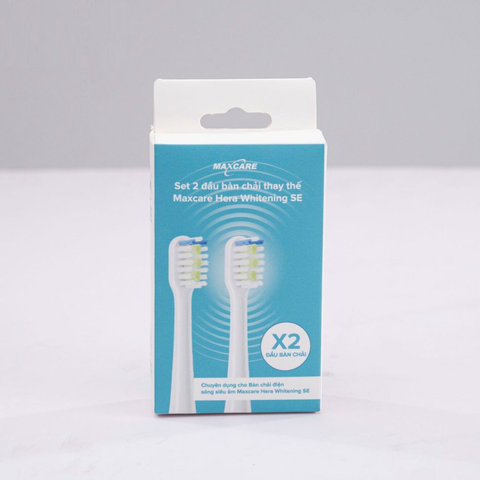 Bộ 2 Đầu Bàn Chải Dupont Cho Bàn Chải Điện Maxcare Hera Whitening SE - Lông Mềm êm Dịu, Làm Sạch Sâu, Thay Thế Dễ Dàng