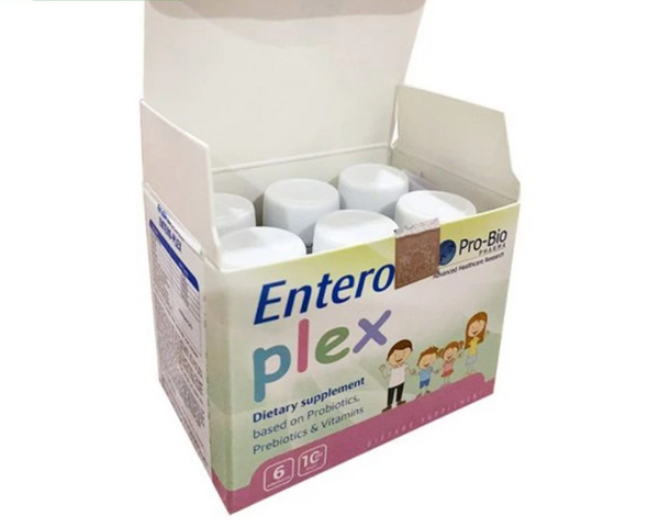 Men Vi Sinh Lợi Khuẩn Entero Plex Ý - Bổ Sung Probiotic Và Vitamin Nhóm B Cho Trẻ Em Và Người Lớn, Cải Thiện Tiêu Hóa, 6 Ống x 10ml