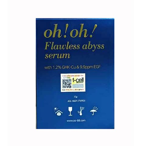 Serum Hỗ Trợ Cải Thiện Sẹo Lõm Oh!Oh! Flawless Abyss - Dưỡng Da Mịn Màng, Chiết Xuất Thiên Nhiên, 20ml