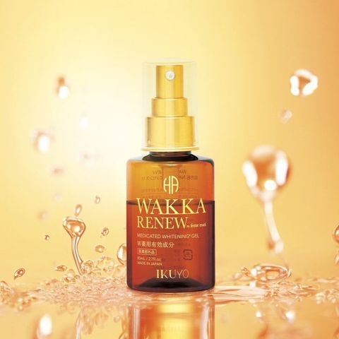 Serum Wakka Renew Nhật Bản 80ml - Dưỡng Trắng, Mờ Thâm, Giúp Làm Sáng Da, Giàu Niacinamide và Collagen Thủy Phân