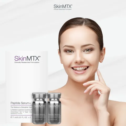 Serum Hỗ Trợ Trẻ Hóa Da SkinMTX Peptide - Phục Hồi Độ ẩm, Giảm Nhăn, Da Tươi Trẻ - Dành Cho Mọi Loại Da 14ml