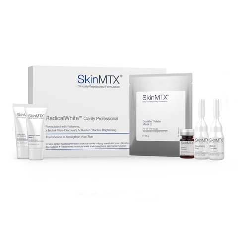 Set Peel Trắng Da Mini Radical White SkinMTX - Bộ 5 Món Dưỡng Trắng, Bật Tone Nhanh Chóng, Giúp Da Sáng Khỏe và Rạng Rỡ
