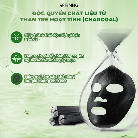 Hộp 10 Mặt Nạ Tràm Trà BNBG Vita Tea Tree Healing - Dưỡng Ẩm, Giảm Mụn, Làm Sáng Da cho Mọi Loại Da