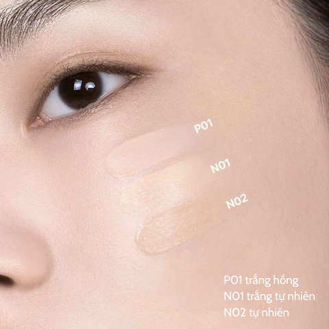 Phấn Nước 3CE Fitting Mesh Cover Cushion - Chống Nắng SPF 40, Hiệu Ứng Thích Ứng Ánh Sáng, Che Khuyết Điểm Tự Nhiên cho Mọi Loại Da