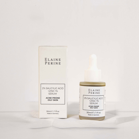 Serum Elaine Perine 2% Salicylic Acid + 1% Zinc - Hỗ Trợ Giảm Mụn, Kiềm Dầu, Làm Sạch Sâu Lỗ Chân Lông, Dành Cho Da Dầu Mụn 30ml