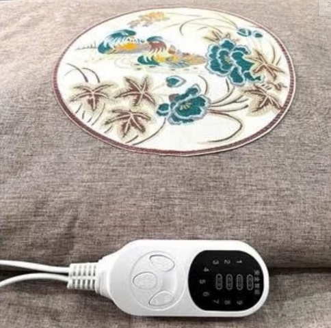 Thảm điện sưởi ngải cứu Đông Y gấp gọn - 60x150cm, chất liệu vải mềm, hỗ trợ giảm đau, thích hợp sử dụng tại nhà hoặc du lịch.