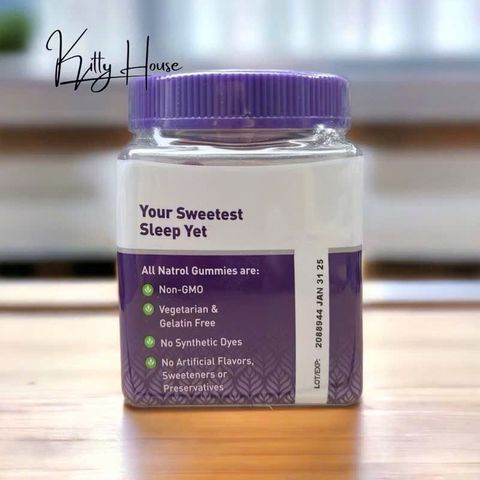 Kẹo hỗ trợ giấc ngủ Natrol Gummies 10mg lọ 90 viên