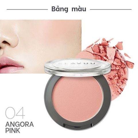 Phấn má KLAVUU Urban Pearlsation - Phấn bột tự nhiên, mịn màng, lên màu chuẩn, hiệu ứng ửng hồng tự nhiên, 5,5g