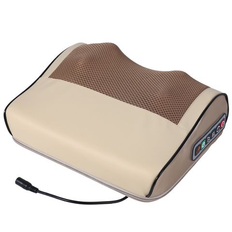 Gối Massage Hồng Ngoại Okato MS20 - 24W, 20 Viên Bi, Giúp Thư Giãn và Lưu Thông Máu, Tính Năng Đảo Chiều, 3 Cấp Độ Massage
