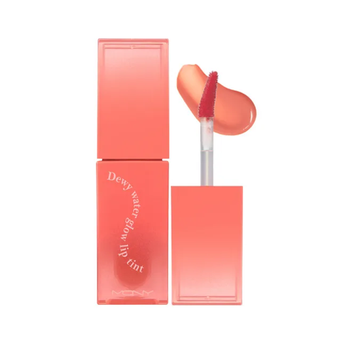Son Tint Macqueen NewYork Dewy Water Glow Lip 08 Peach Jelling - Hồng Đào Nude Mỏng Nhẹ, Bóng Tự Nhiên, Lướt Môi Mềm Mượt