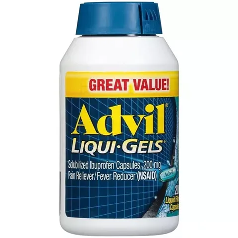 Viên Uống Giảm Đau Hạ Sốt Advil Liqui Gels Chai 200 Viên