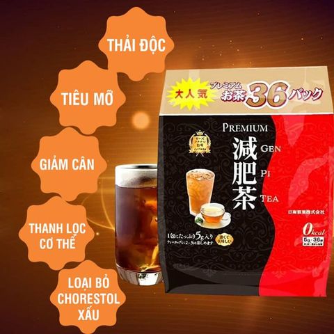 Trà Genpi Tea Premium 36 Gói X5G