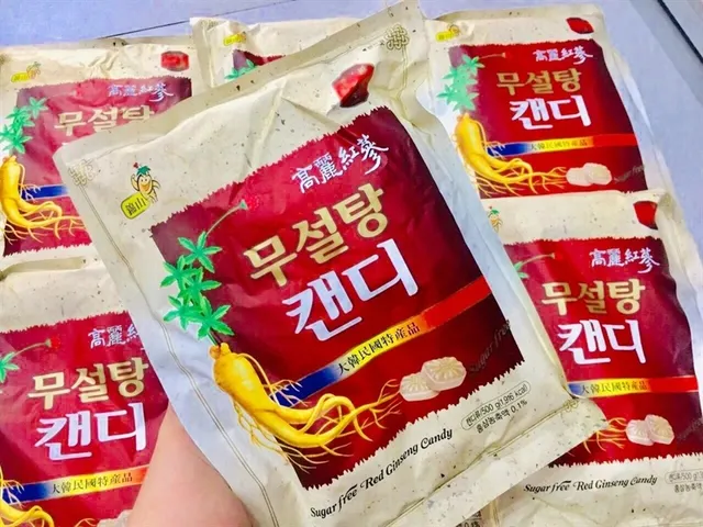 Kẹo Hồng Sâm Không Đường HQ 500G - Bổ Sung Dinh Dưỡng Cho Người Tiểu Đường, Hỗ Trợ Sức Khỏe Tự Nhiên, Schiff Vitamins