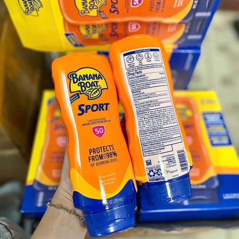 Kem Chống Nắng Banana Boat 295ml SPF 50+ - Bảo Vệ Da Tối Đa, Thấm Nhanh, Chống Nước, Dành Cho Hoạt Động Ngoài Trời