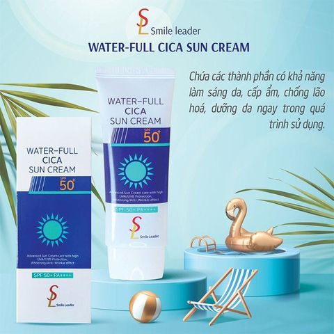 Kem Chống Nắng SL Smile Leader 60ml - Bảo Vệ Da Mụn, Chống UV, Dưỡng Ẩm Cho Da Nhạy Cảm, Hàn Quốc