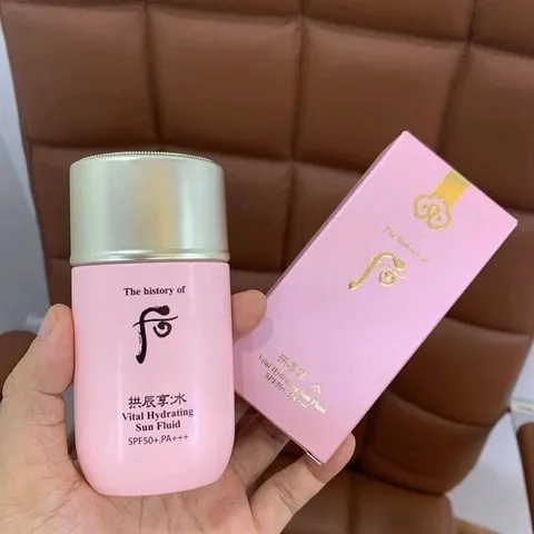Kem Chống Nắng Kiềm Dầu Dưỡng Ẩm The History of Whoo Gongjinhyang Soo Vital SPF50+/PA+++ 60ml - Bảo Vệ Da Hiệu Quả, Cấp Ẩm Tối Ưu