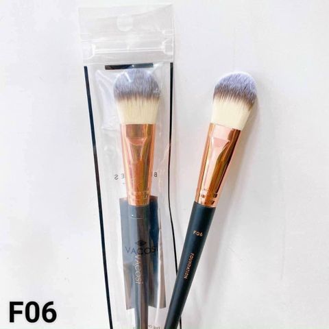 Cọ Tán Nền Đầu Dẹp Vacosi F06 - Cọ Trang Điểm Hàn Quốc Dễ Sử Dụng, Giúp Lớp Nền Mịn Màng và Hoàn Hảo