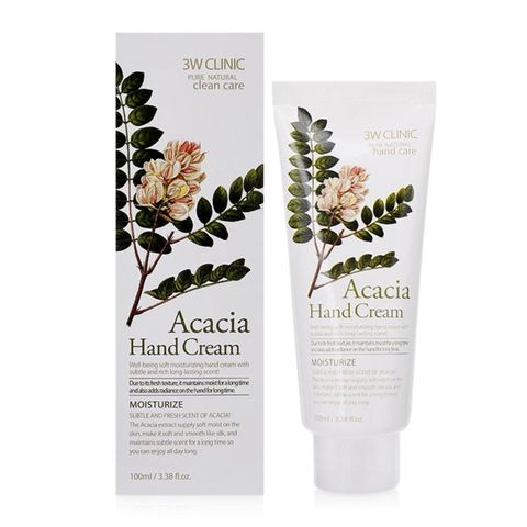 Kem Dưỡng Da Tay 3W Clinic 100ml - Dưỡng Ẩm, Phục Hồi Cho Da Tay Khô Thô Ráp - Than Tre