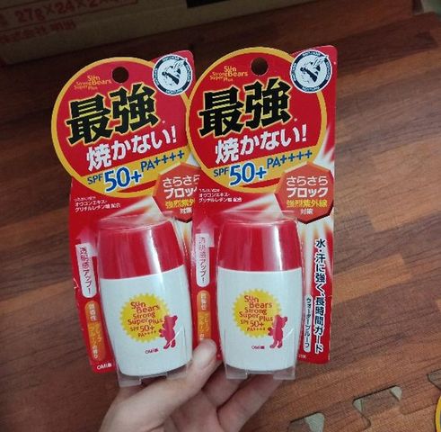 Kem chống nắng Omi Sun Bears Strong Super Plus 28ml