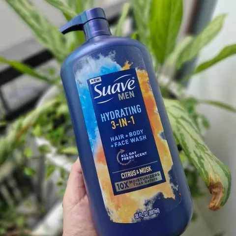 Sữa Tắm Gội Suave Men 3in1 Mỹ - Dưỡng Da Body, Hương Thơm Nam Tính, Tiện Lợi Cho Nam Giới