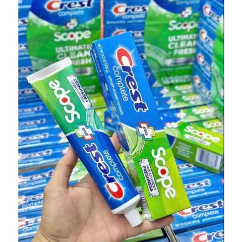 Set 5 Kem Đánh Răng Crest Bạc Hà Trà Xanh - Giải Pháp Chăm Sóc Răng Miệng Từ Thiên Nhiên, Ngăn Ngừa Sâu Răng, Thơm Mát Hơi Thở