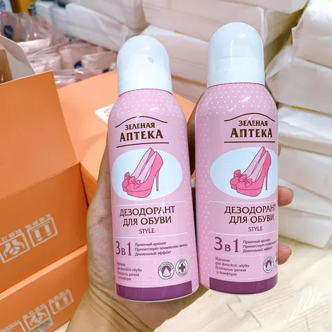 Xịt Khử Mùi Hôi Giày Apteka Nga 150ML - XỊT CHỐNG HÔI CHÂN, GIẦY