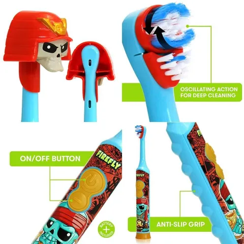 Bàn chải pin Lol Firefly cho bé của Mỹ ( lấy ngẫu nhiên màu)
