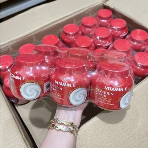 Kem Nâng Tông Vitamin E Glycerin Thái Lan Cao Cấp - Dưỡng Ẩm, Làm Sáng Da Tự Nhiên, Phù Hợp Cho Mọi Loại Da