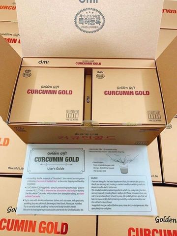 Tinh chất Nghệ Nano Curcumin Gold Hàn Quốc 50 tép- hỗ trợ sức khỏe