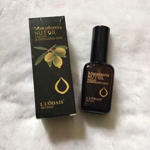 Tinh dầu dưỡng tóc MACADAMIA serum dưỡng tóc uốn Luodais NUT OIL 50ML
