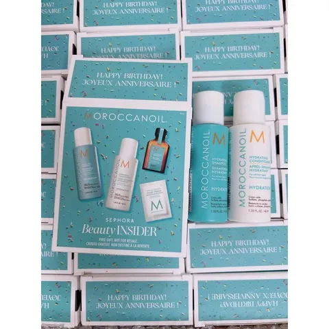 Cặp gội xả Moroccanoil Hydrating minisize 40ml