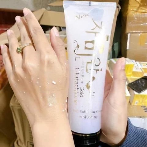 Gel Hạt Tẩy Tế Bào Chết Body L-Glutathione Gold Hàn Quốc 300g